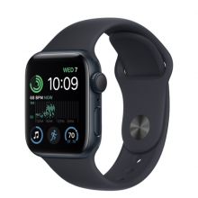 Apple Watch SE 44mm Midnight Aluminum Case with Sport Band Midnight (темная ночь)