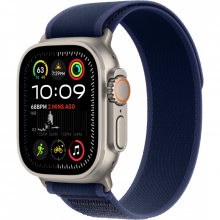 Apple Watch Ultra 2 49mm Trail Loop Blue / Titanium Case